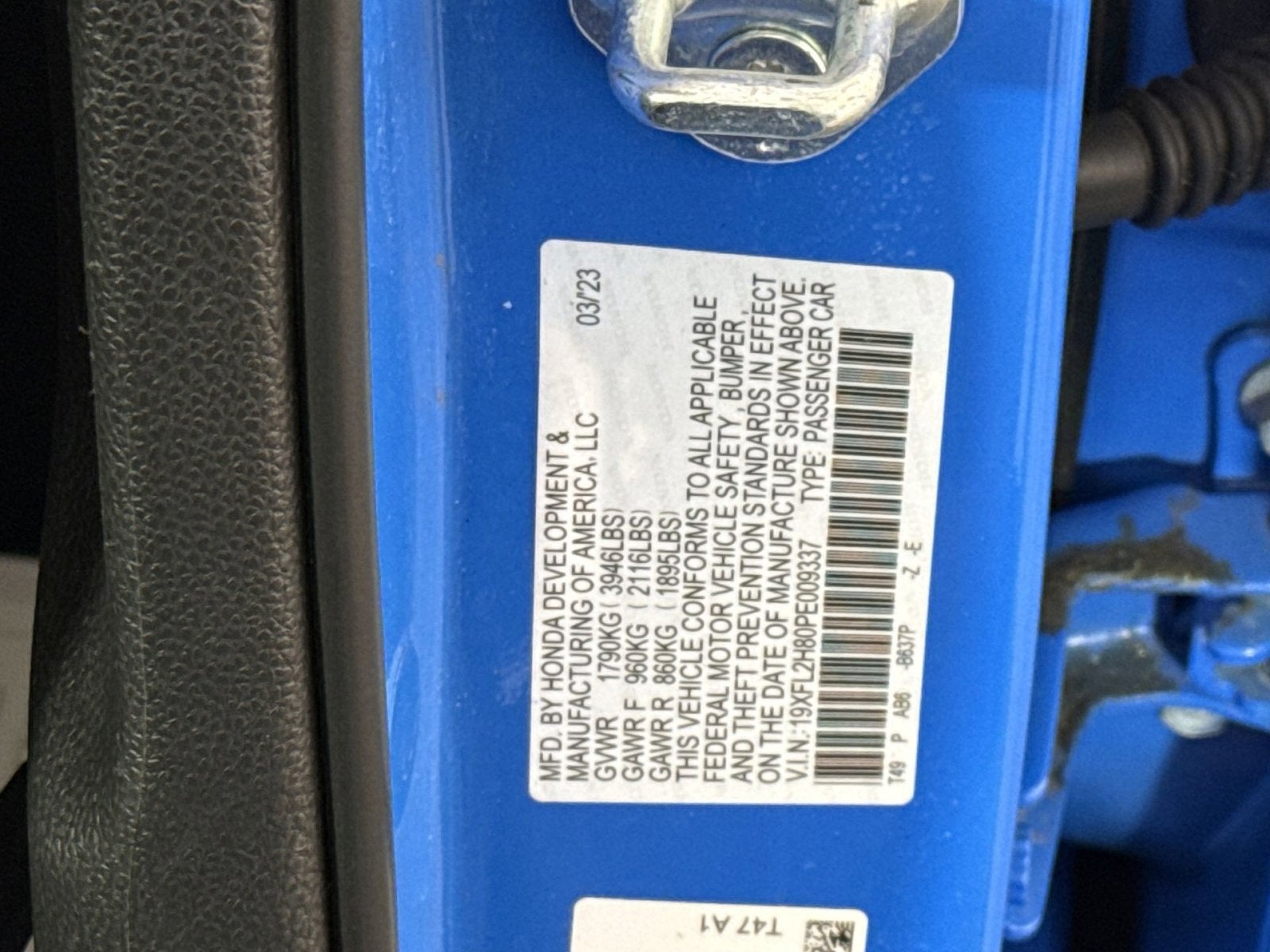 2023 Honda Civic Sport
