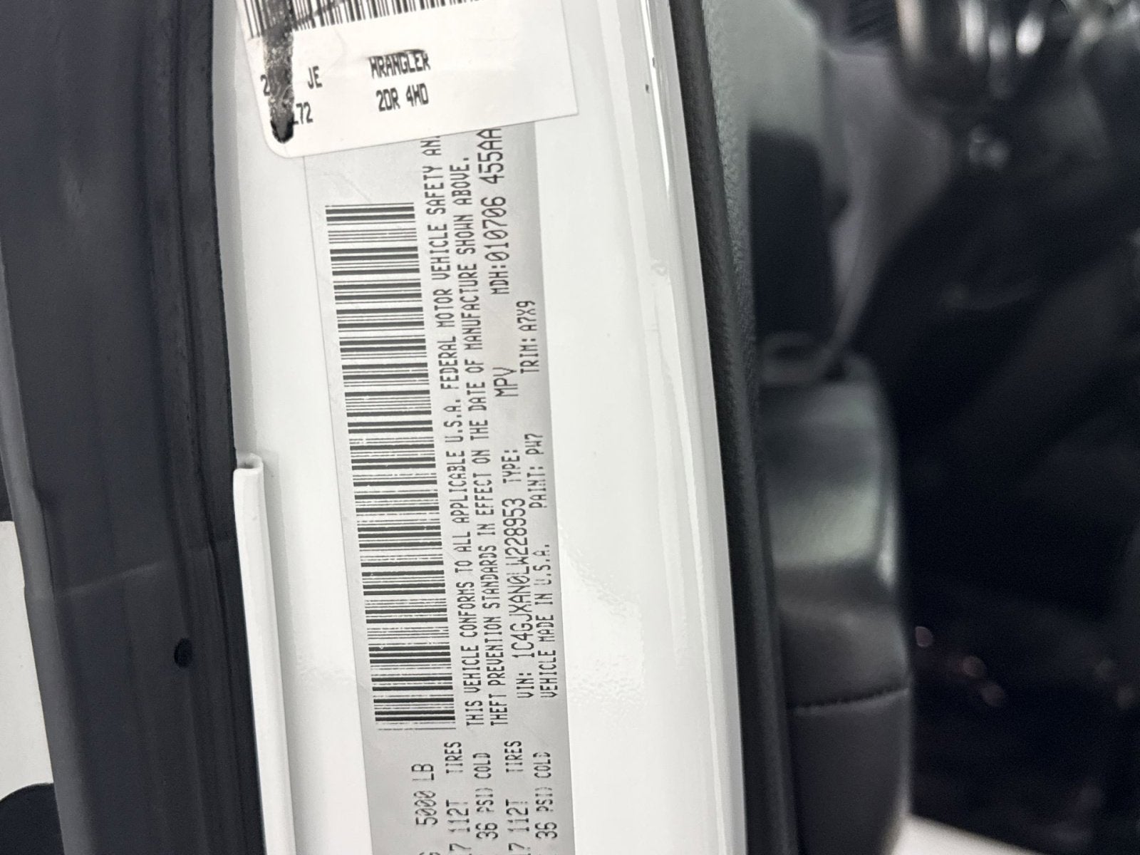 2020 Jeep Wrangler Sport S