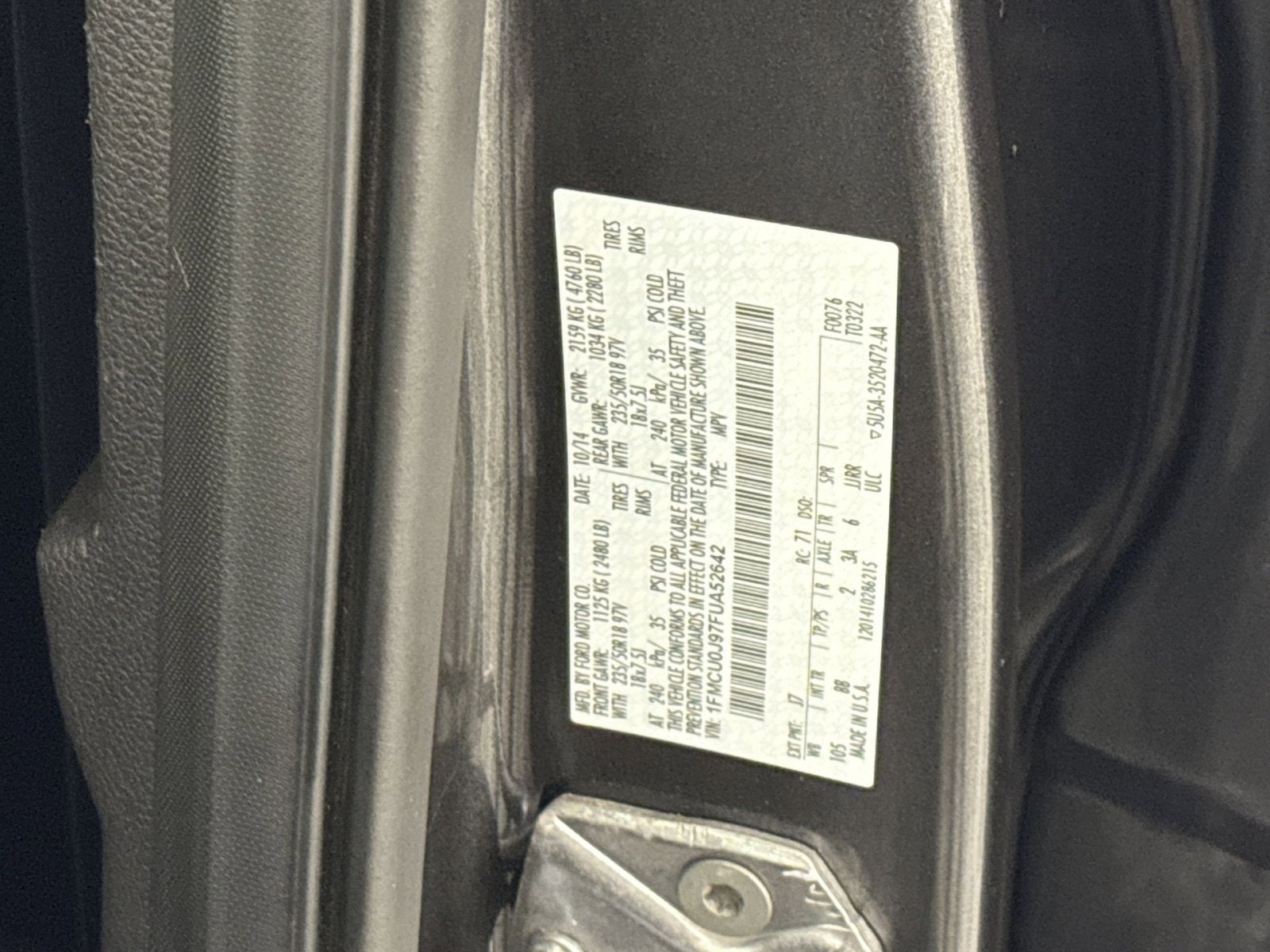 2015 Ford Escape Titanium