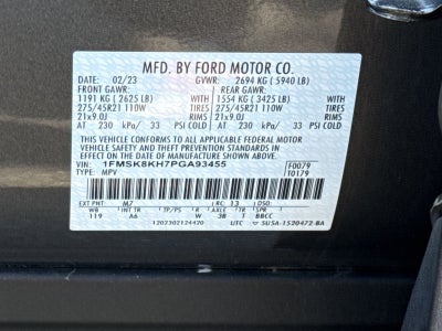 2023 Ford Explorer ST-Line