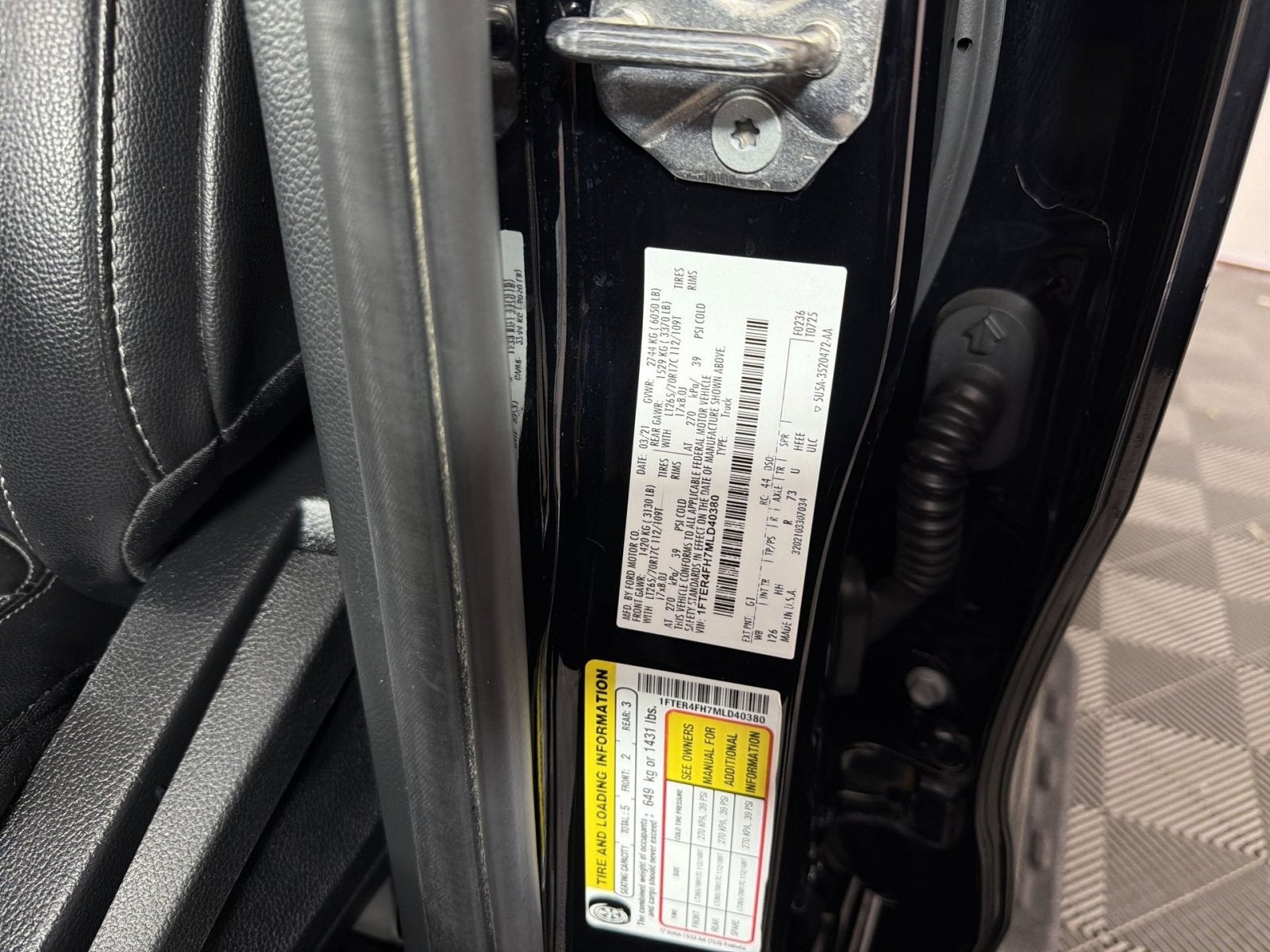 2021 Ford Ranger Lariat