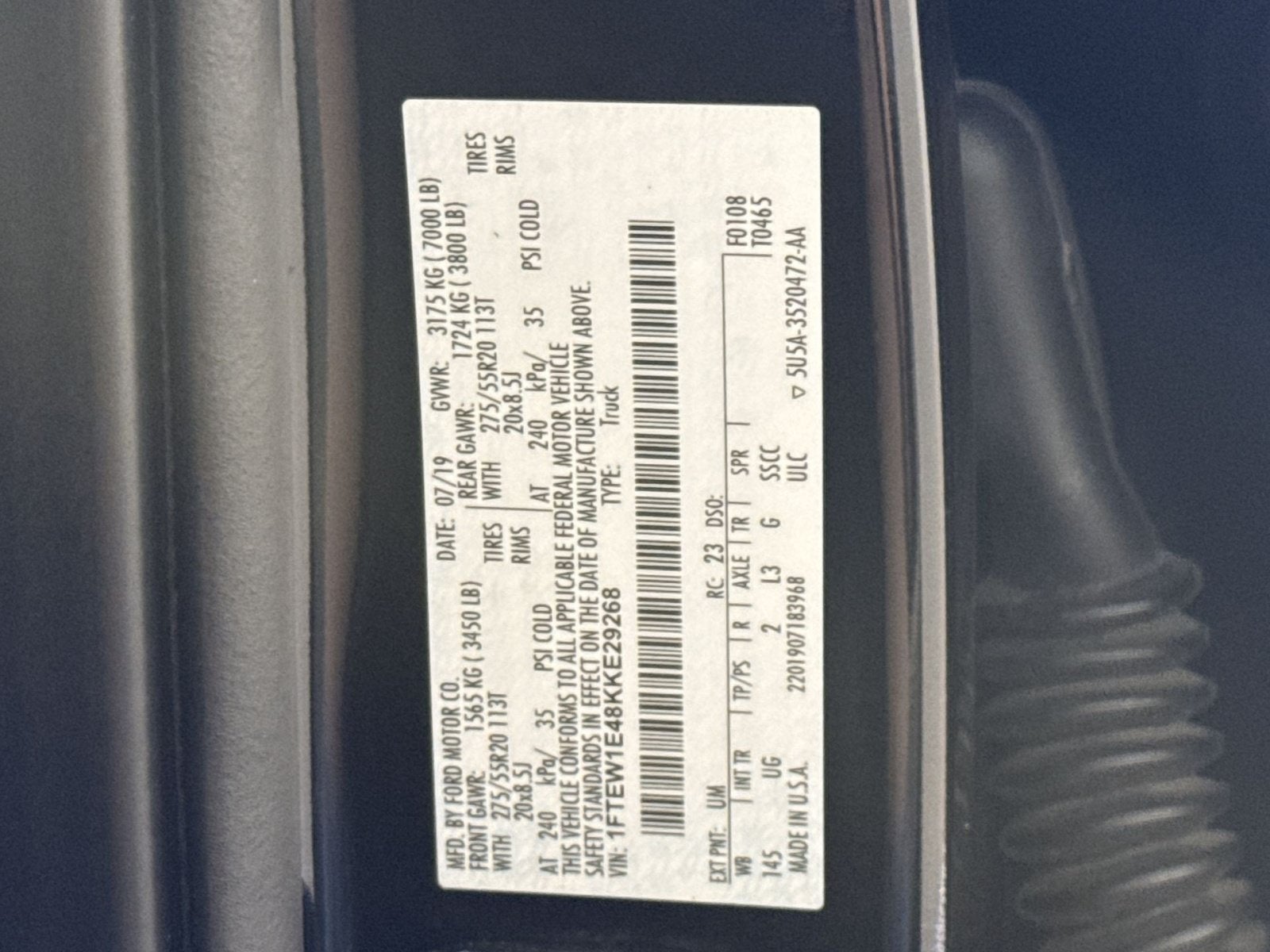 2019 Ford F-150 XLT
