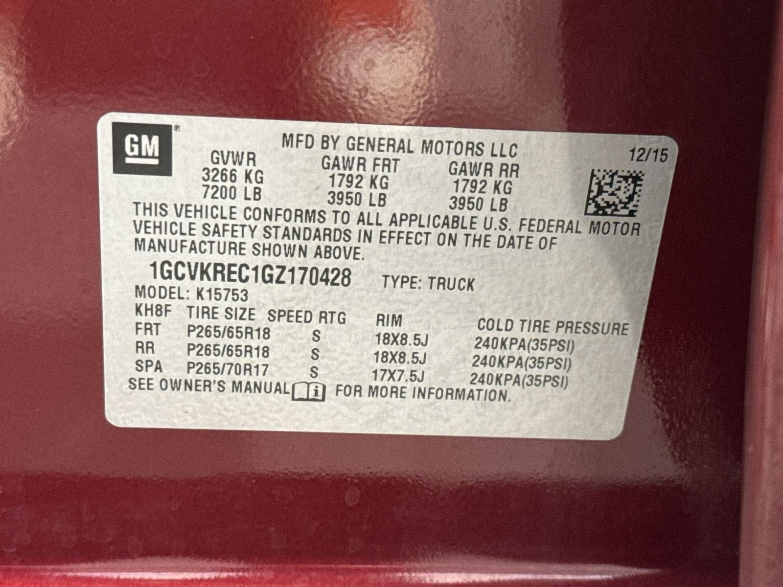 2016 Chevrolet Silverado 1500 LT