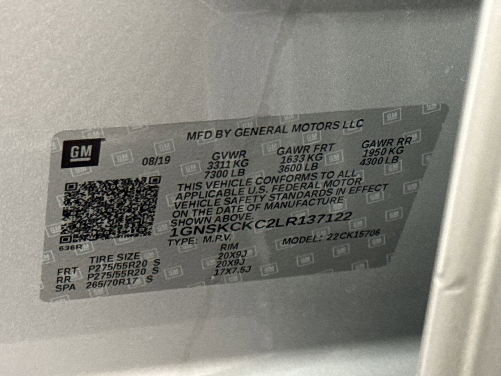 2020 Chevrolet Tahoe Premier