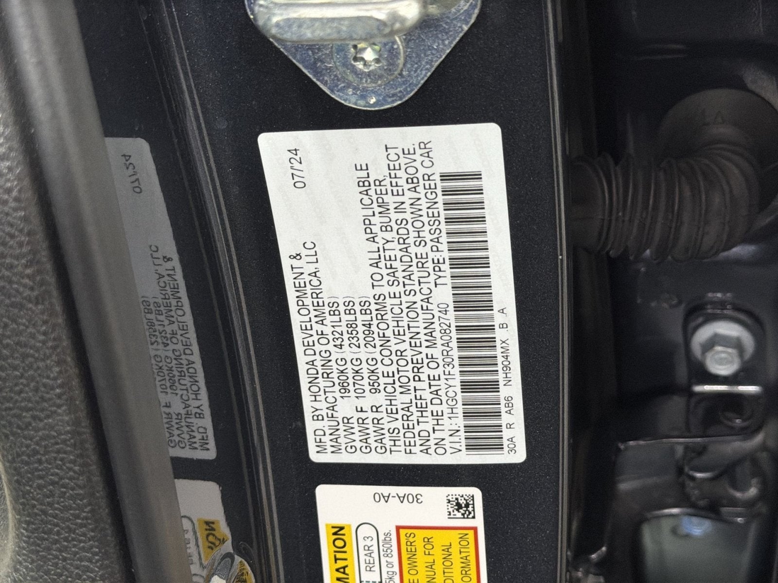 2024 Honda Accord EX - Photo 28