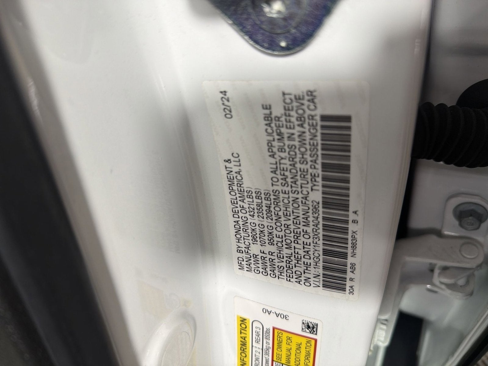 2024 Honda Accord EX