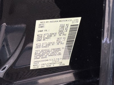 2021 Nissan Titan Platinum Reserve