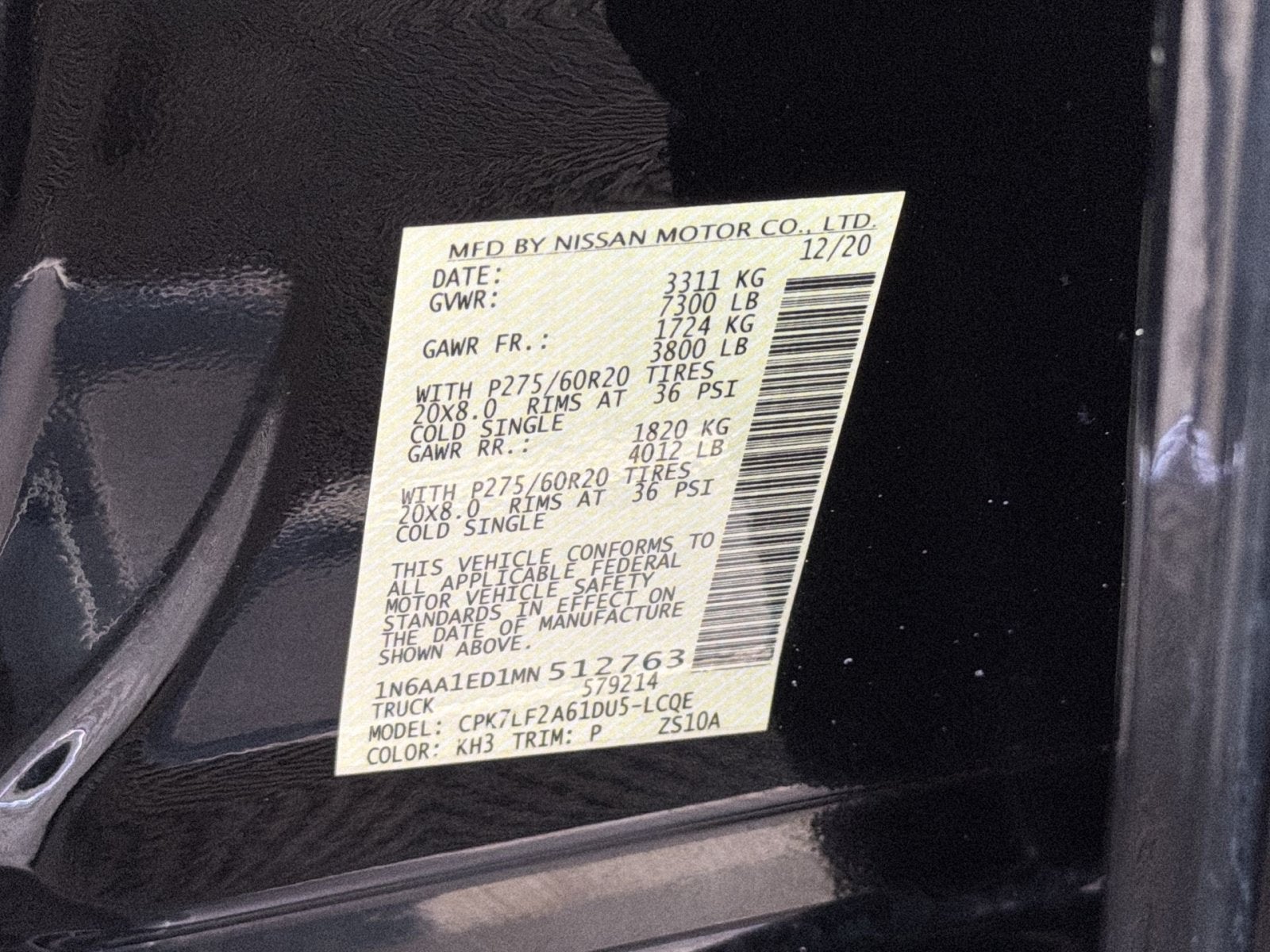 2021 Nissan Titan Platinum Reserve