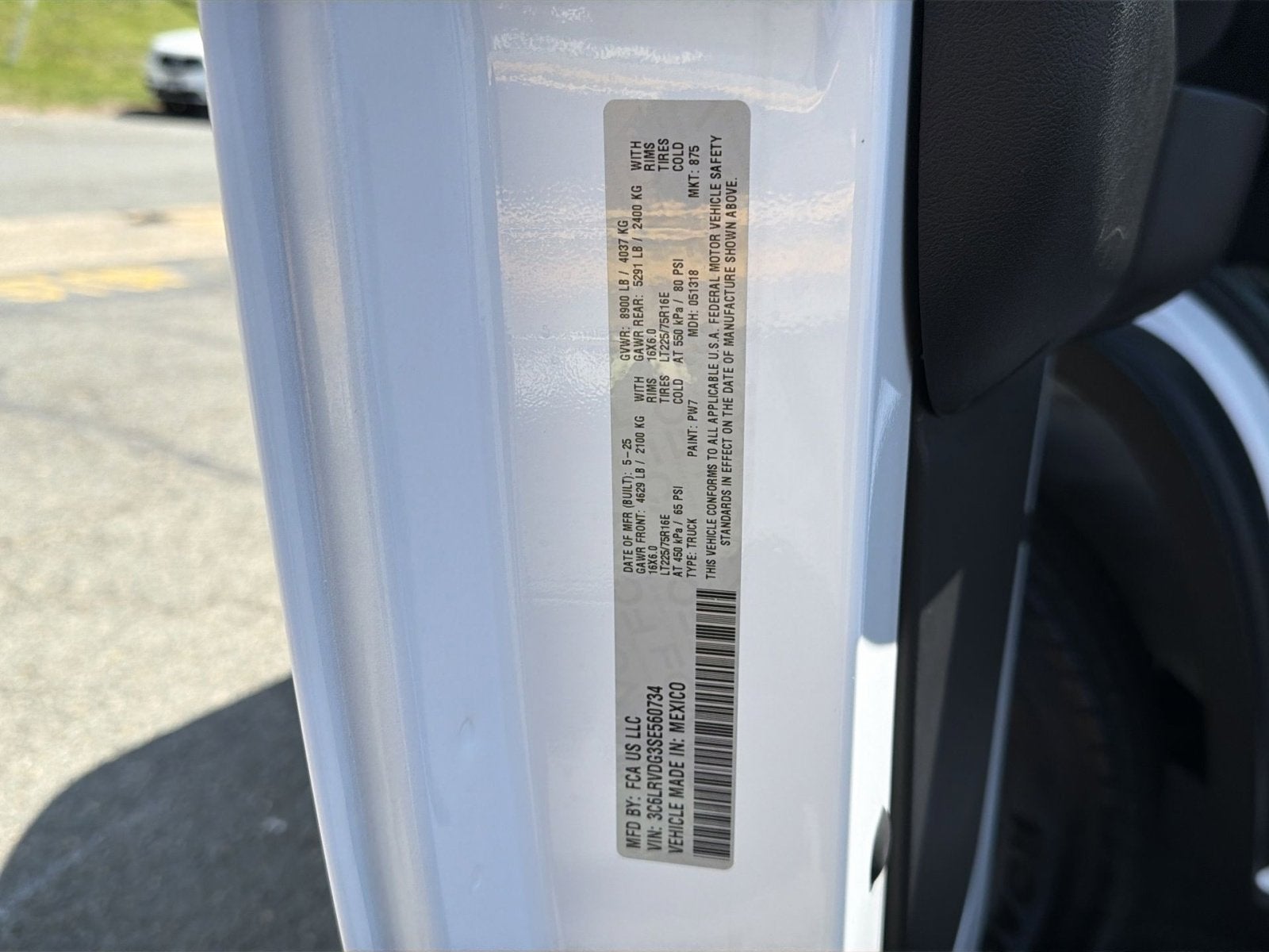 2025 RAM ProMaster 2500 High Roof