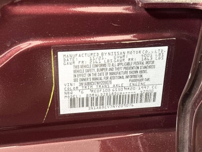 2022 Nissan Sentra SV