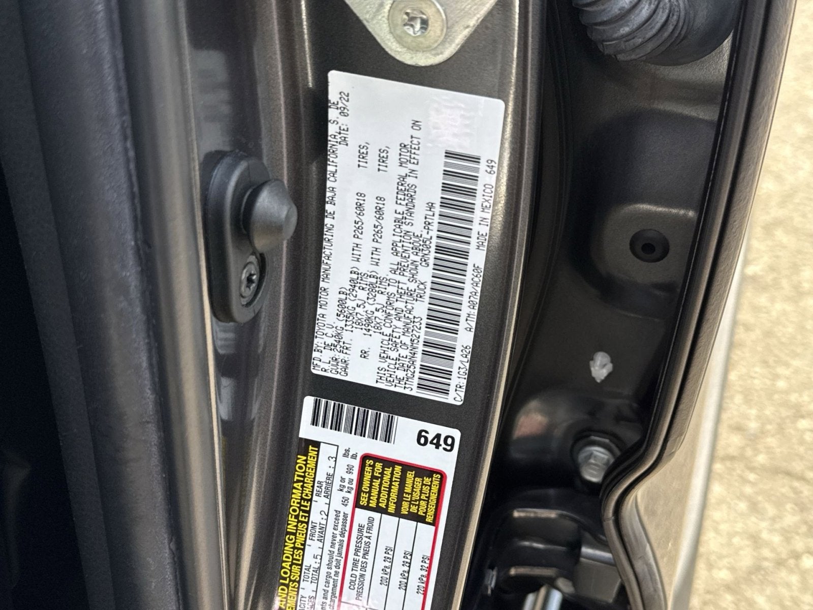 2022 Toyota Tacoma Limited
