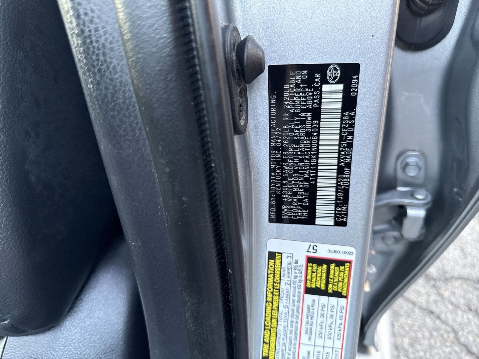 2022 Toyota Camry SE