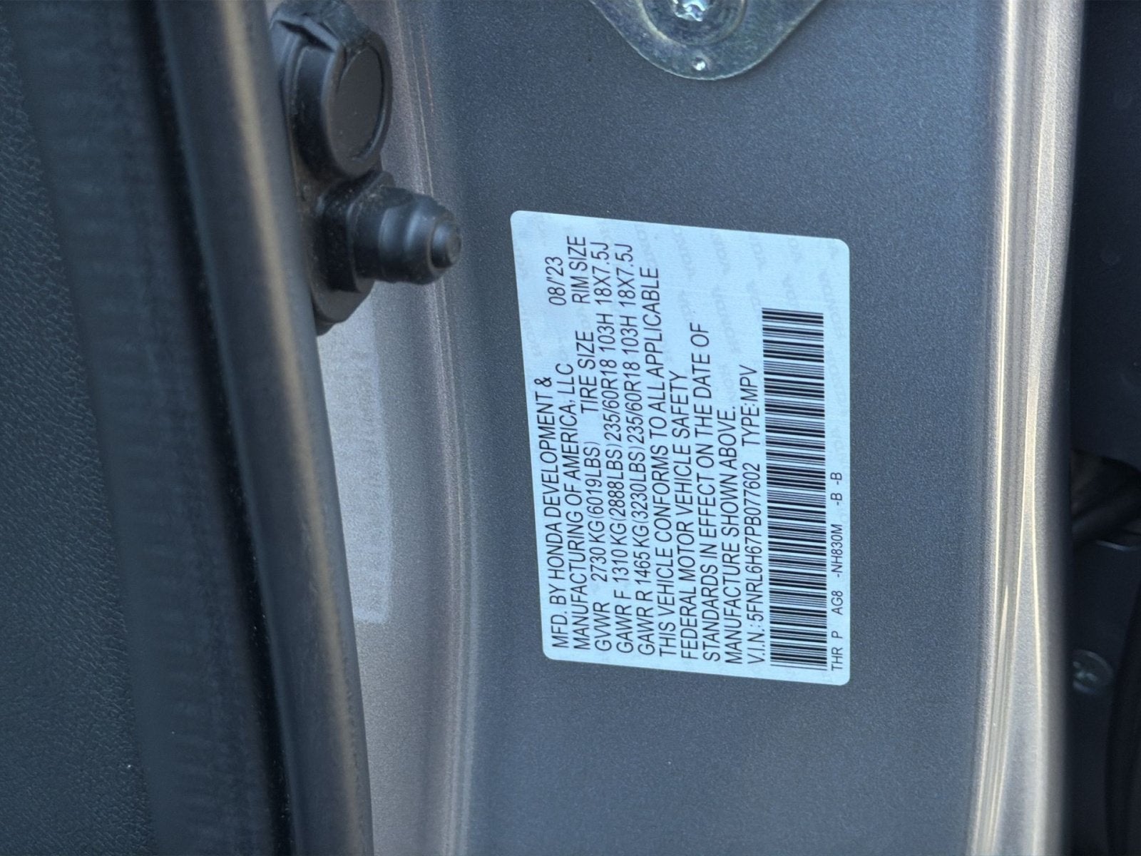 2023 Honda Odyssey EX-L
