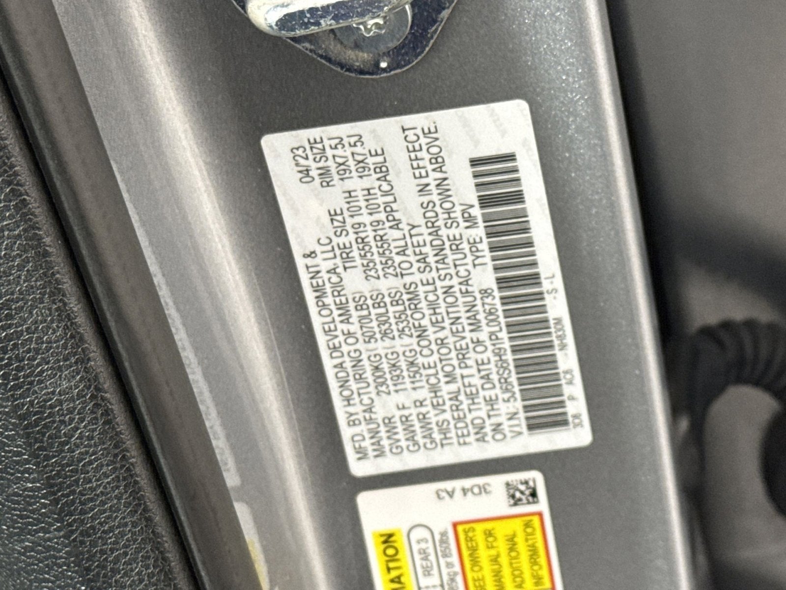 2023 Honda CR-V Hybrid Sport Touring