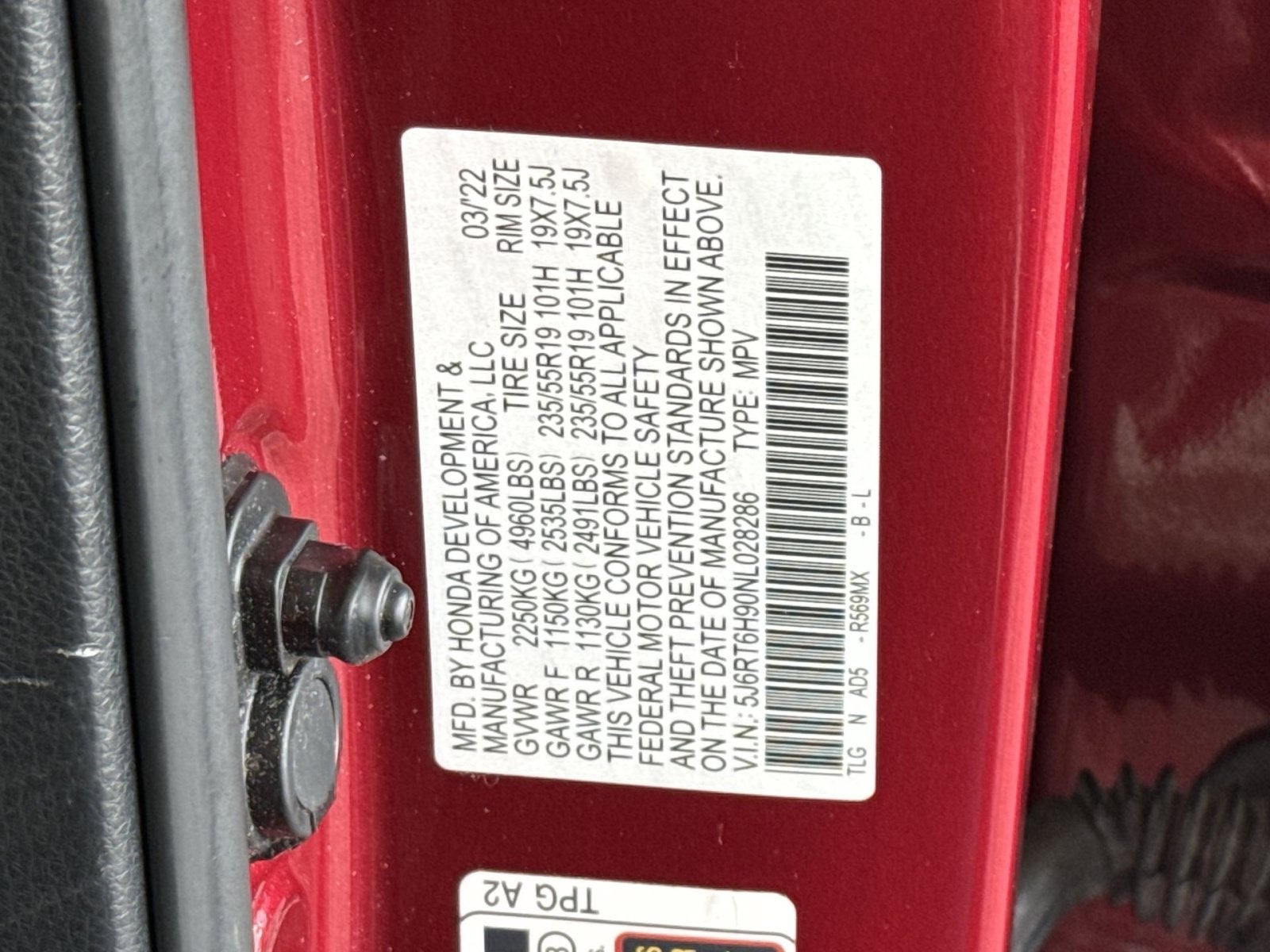2022 Honda CR-V Hybrid Touring