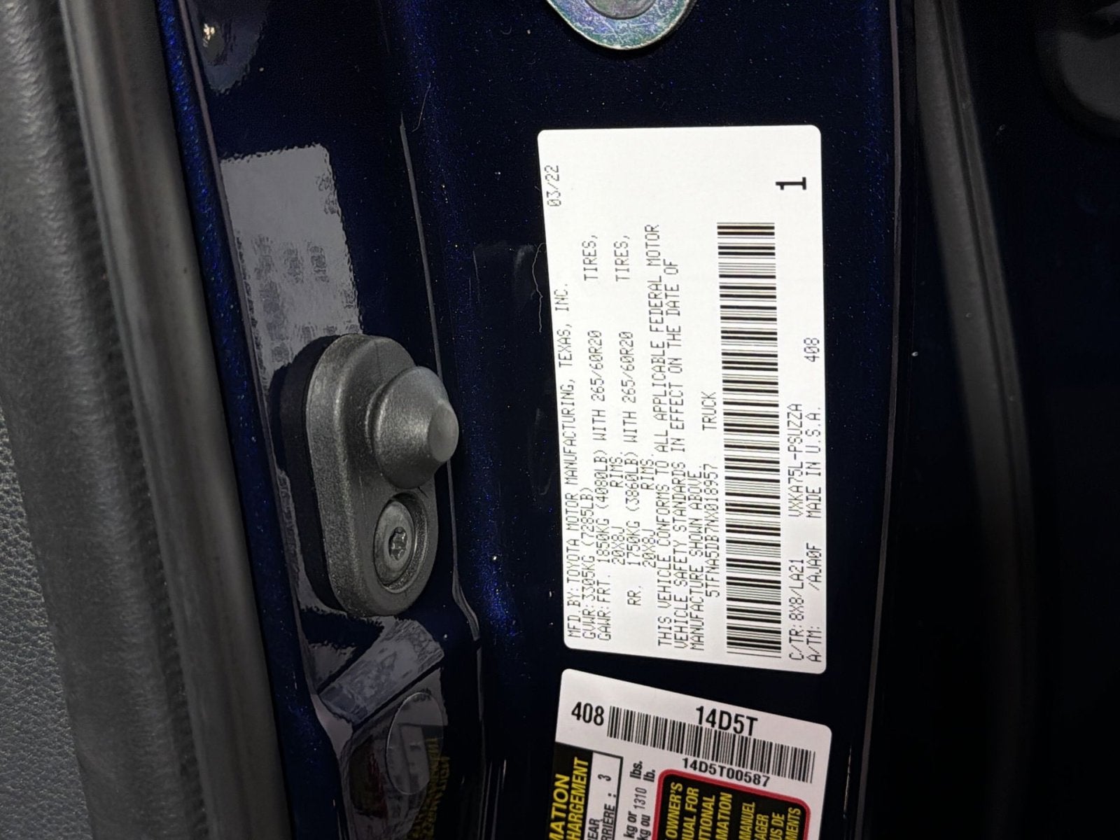 2022 Toyota Tundra Platinum