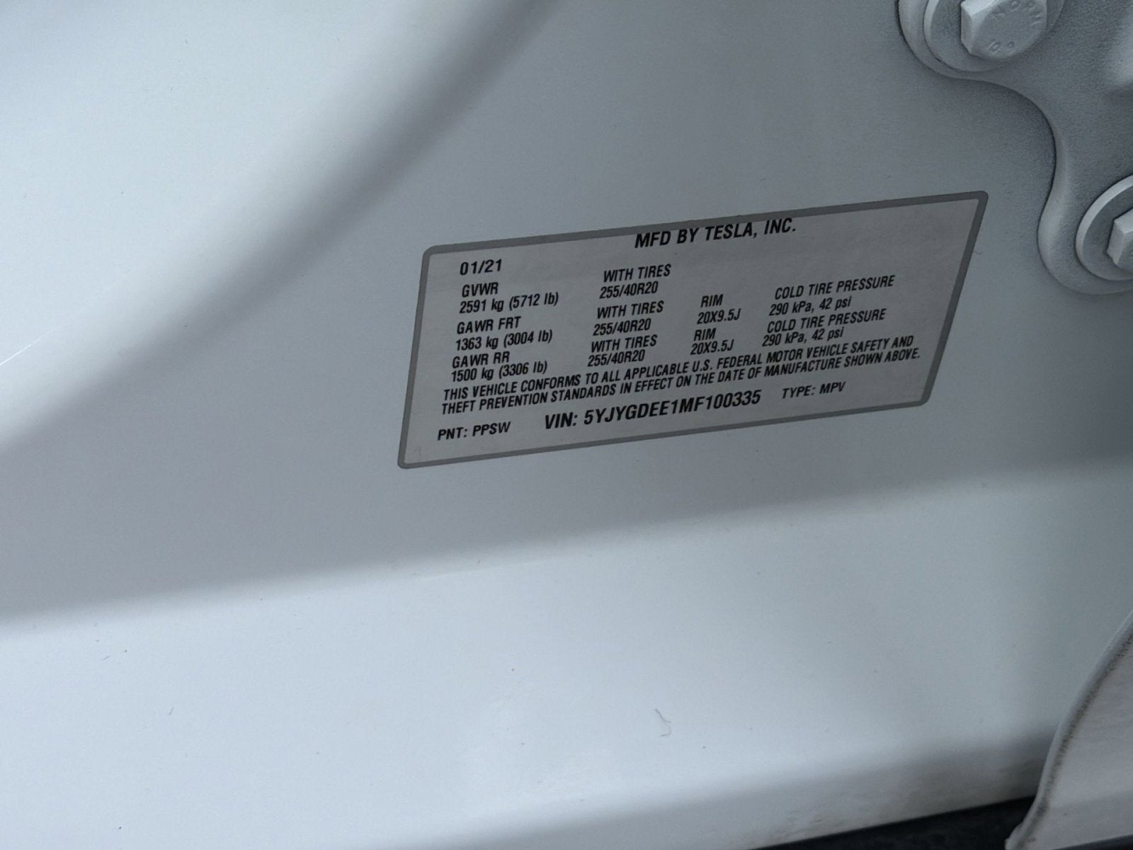 2021 Tesla Model Y Long Range