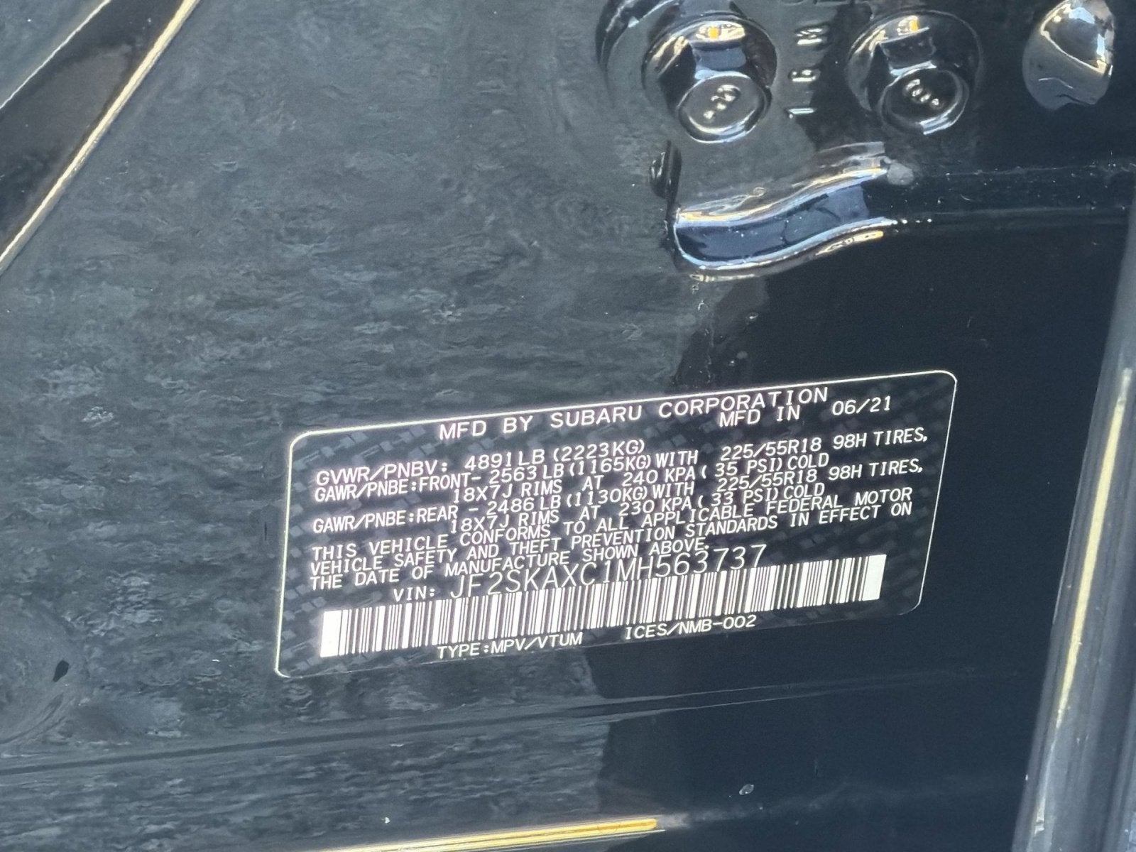 2021 Subaru Forester Touring