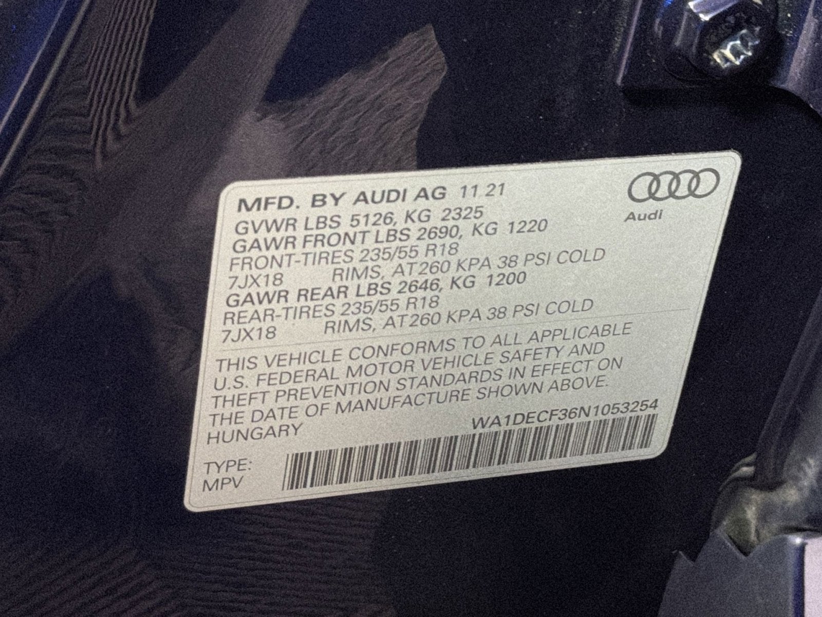 2022 Audi Q3 Premium