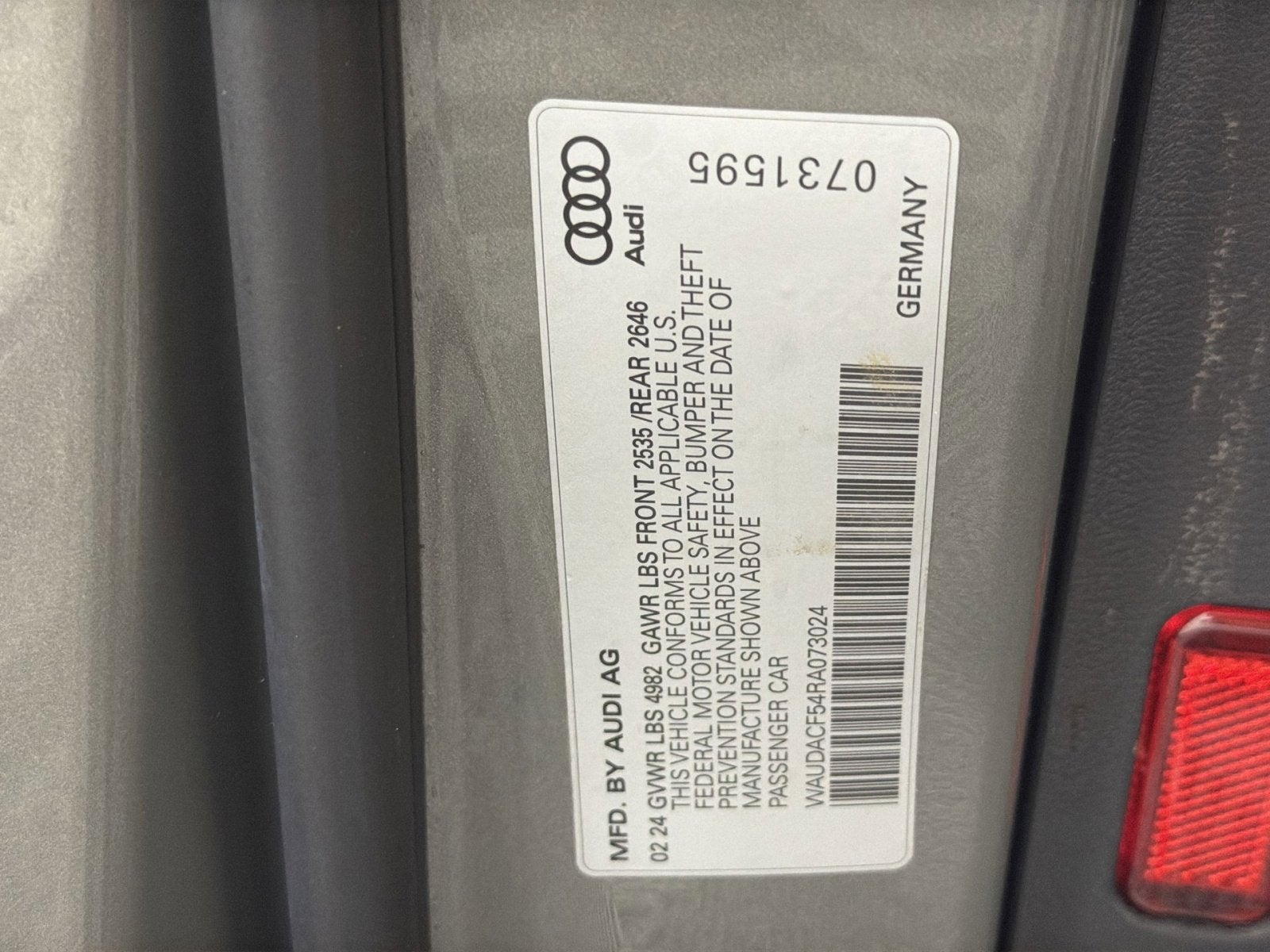 2024 Audi A5 Sportback 45 S line Premium