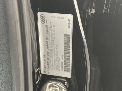 2015 Audi S3 2.0T Prestige