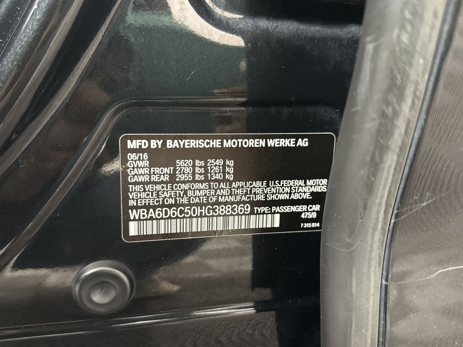 2017 BMW 6 Series 650i xDrive Gran Coupe
