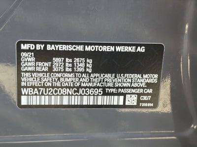 2022 BMW 7 Series 750i xDrive