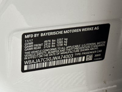 2018 BMW 5 Series 530i xDrive