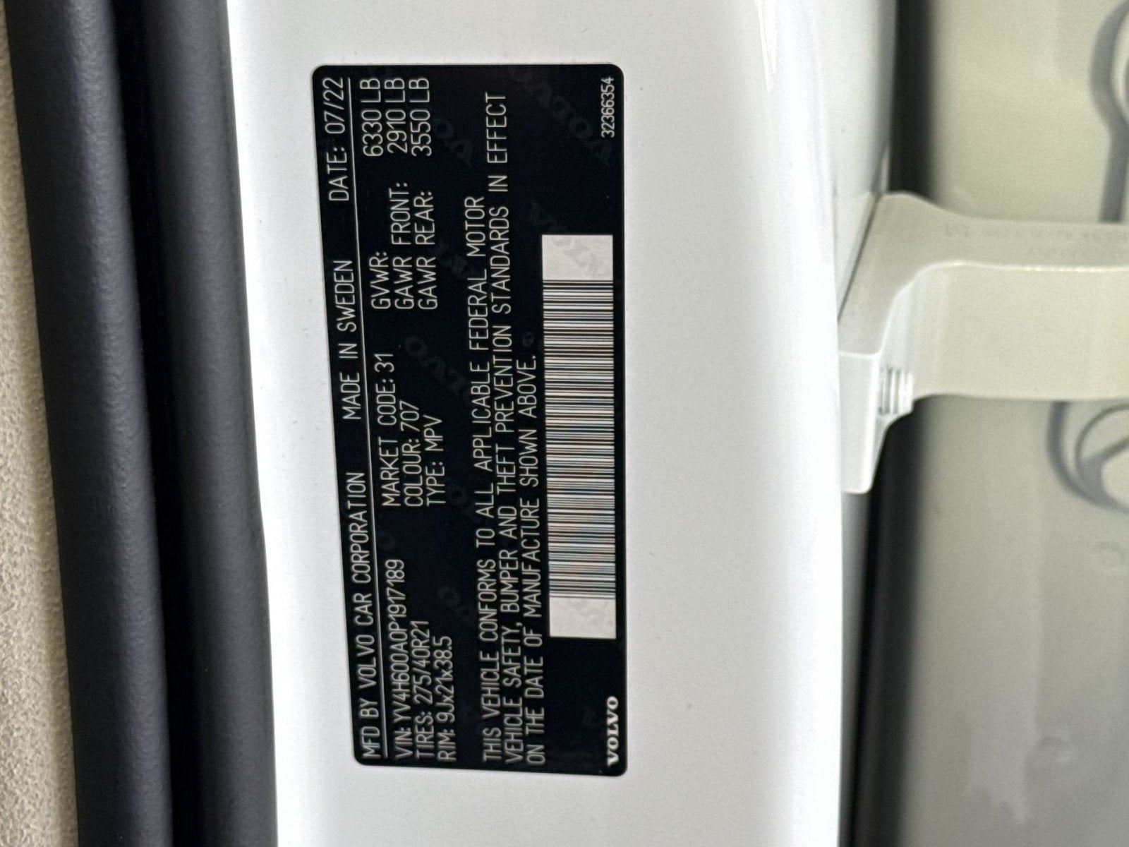 2023 Volvo XC90 Recharge Plug-In Hybrid Ultimate