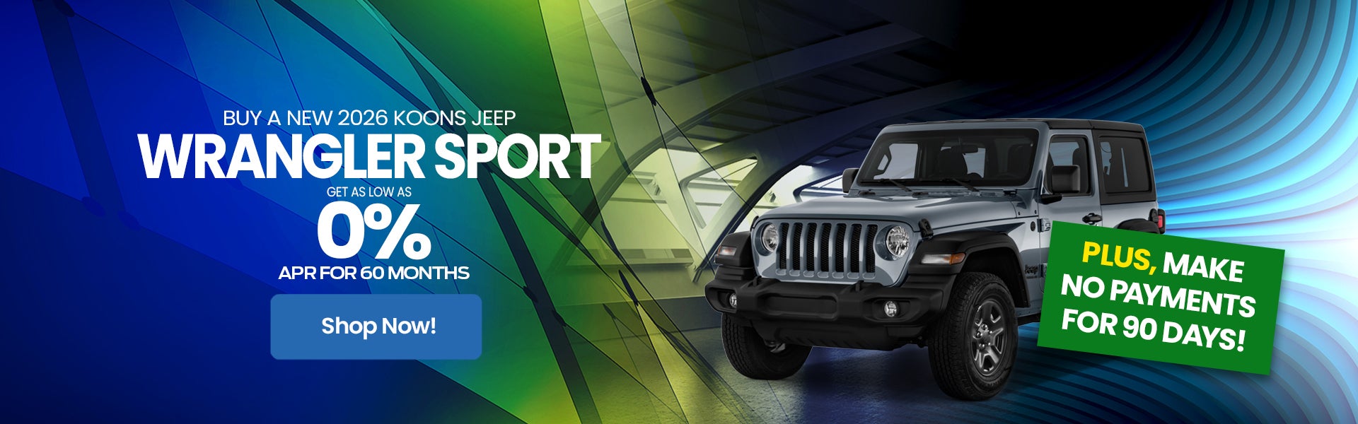 Buy A new 2026 Koons Jeep wrangler sport