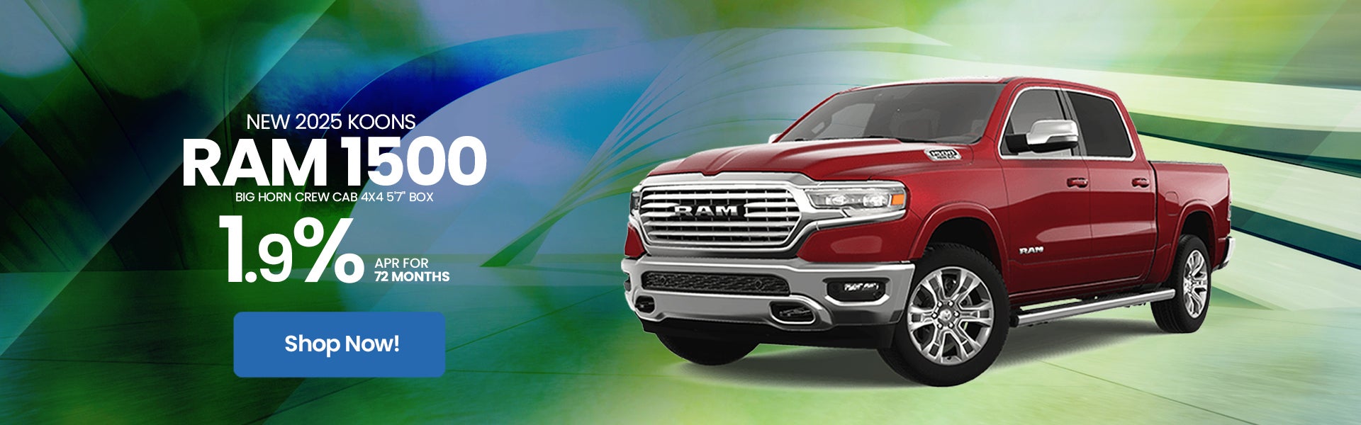 2025 RAM 1500 1.9% APR Offer