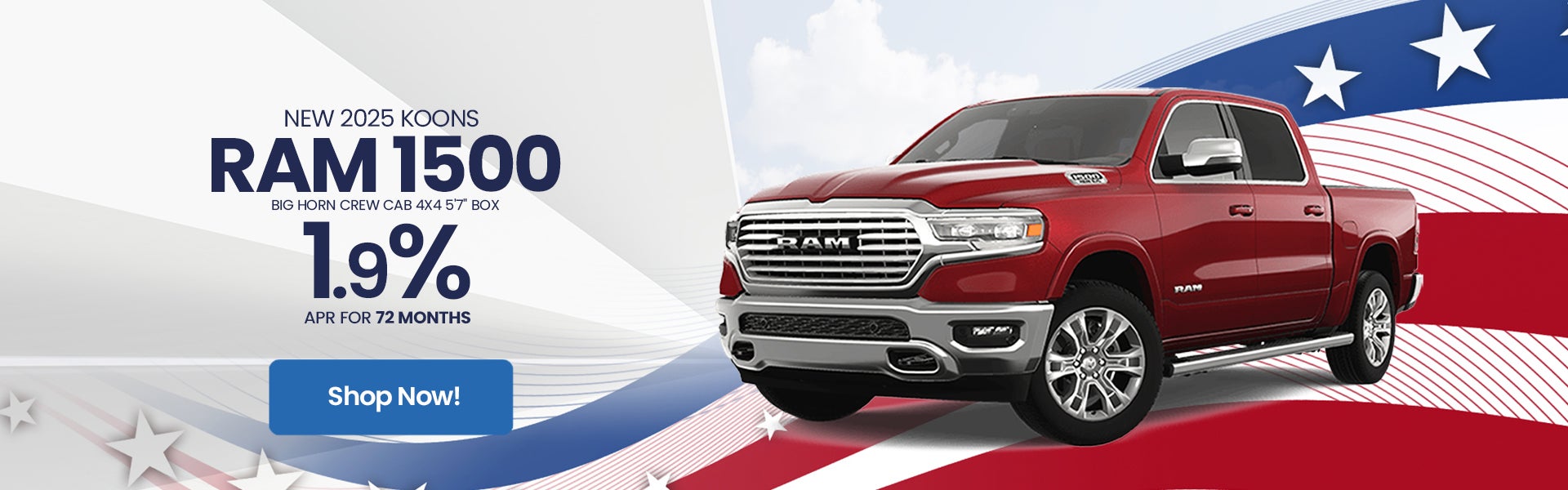 2025 RAM 1500 1.9% for 72 months