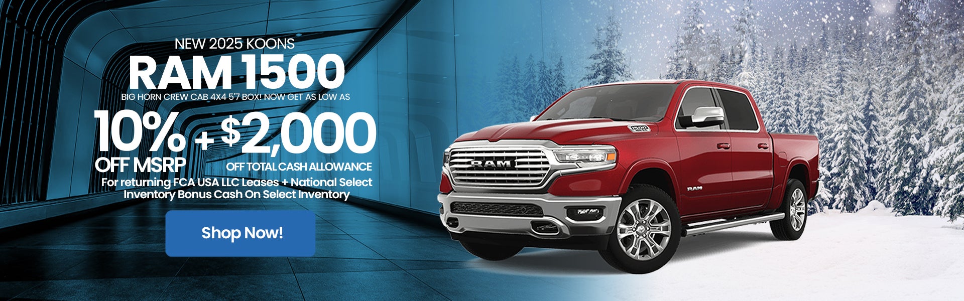 2025 RAM 1500 Rebate Offer