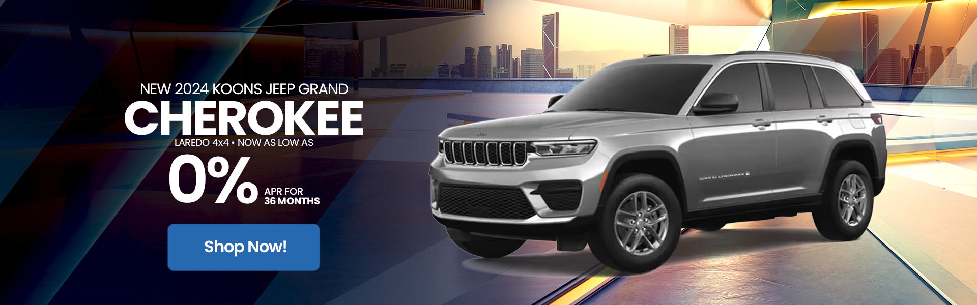 Jeep Grand Cherokee 0% for 36 months