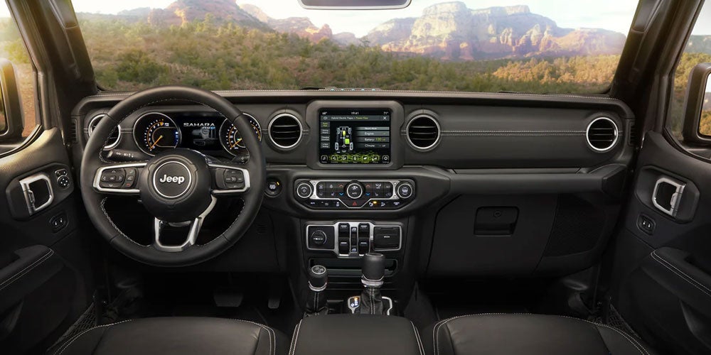 Electric Jeep interior detail