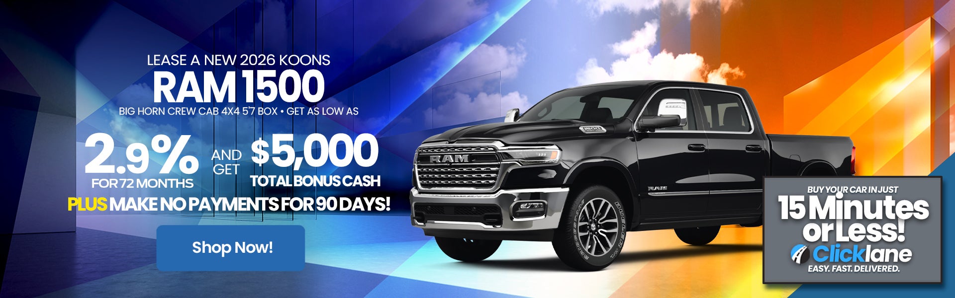 2026 RAM 1500 APR Offer